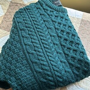 Imported deep blue green sweater